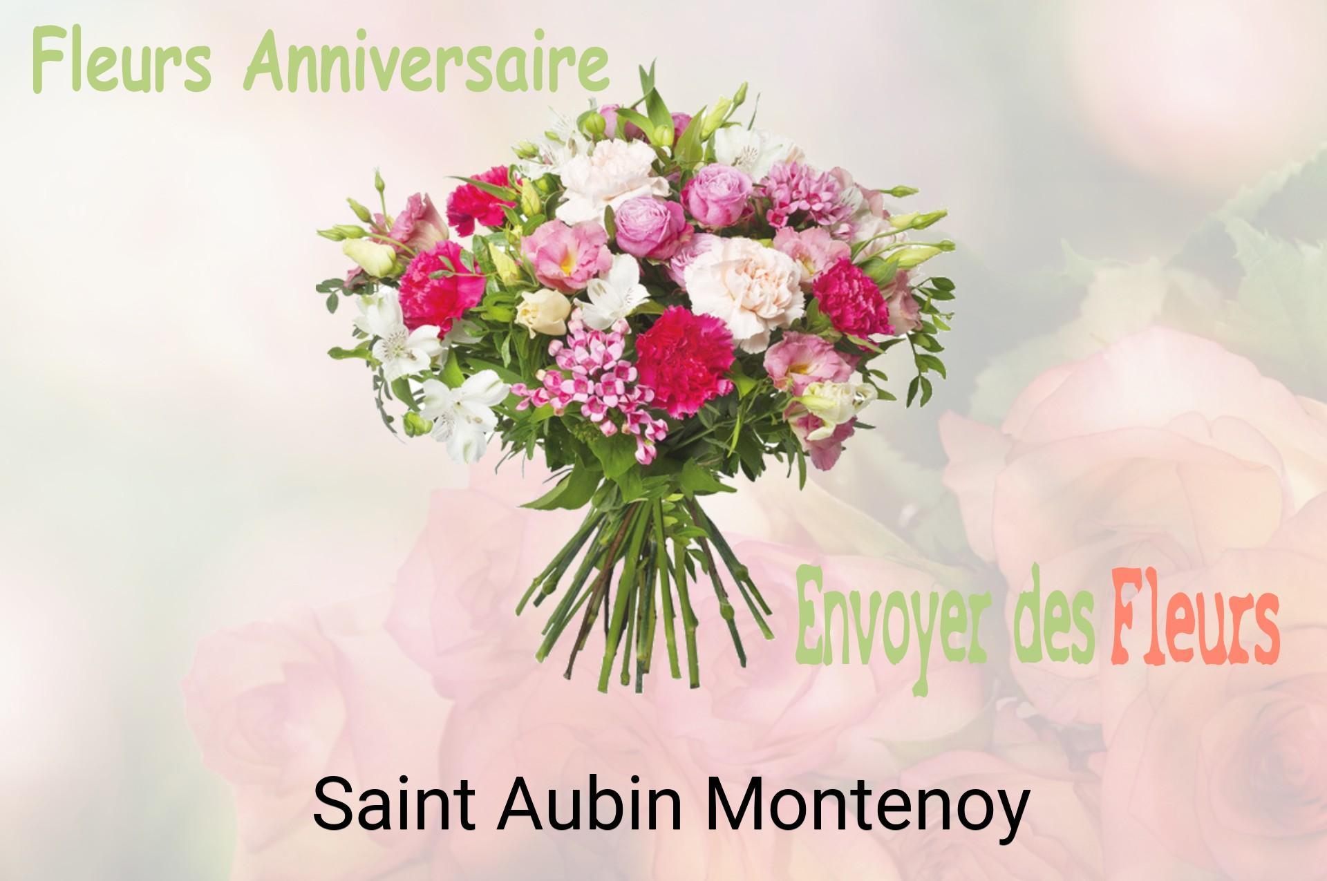 Bouquet de fleurs d’anniversaire livré à Saint-Aubin-Montenoy