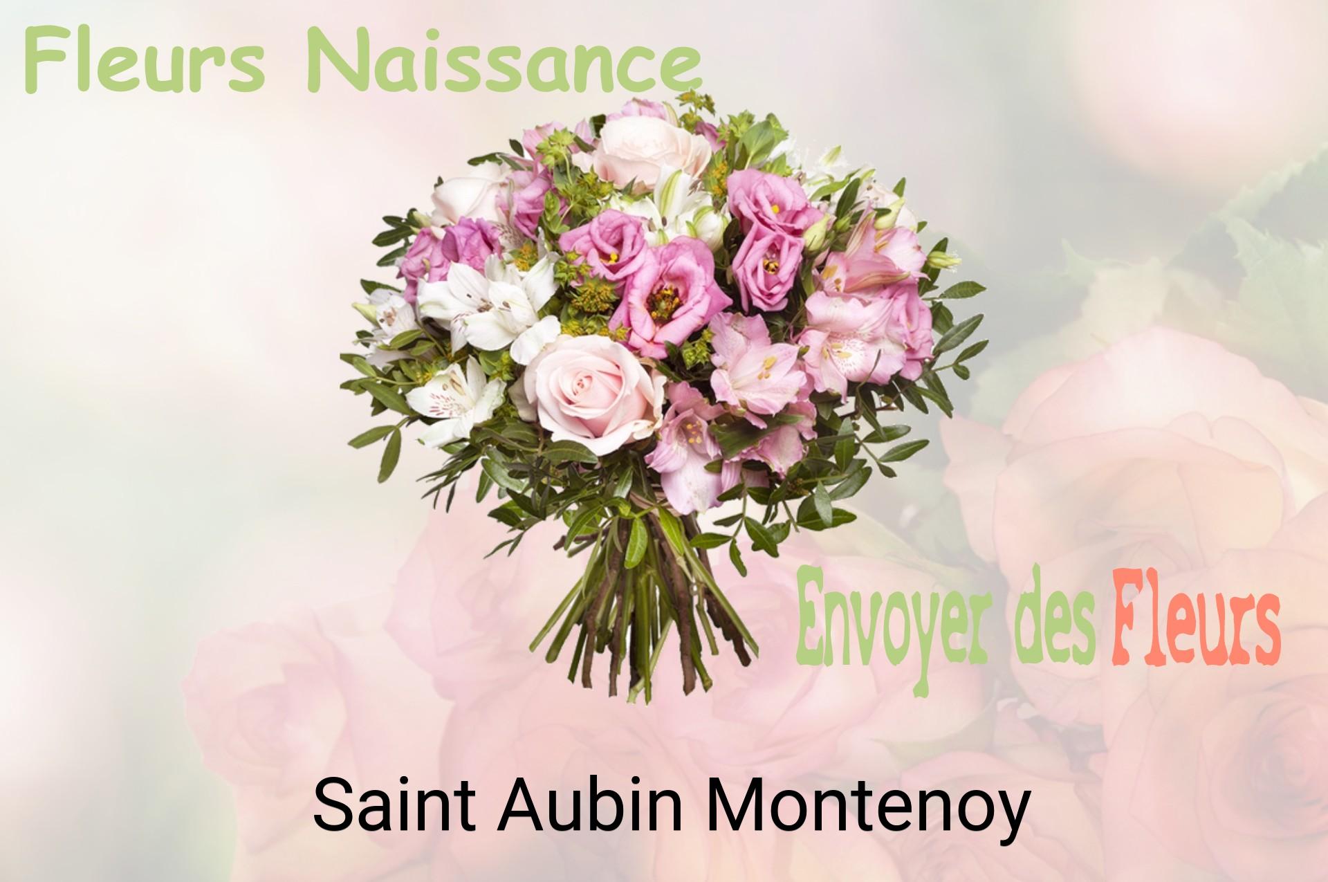 Bouquet de fleurs de naissance livré à Saint-Aubin-Montenoy