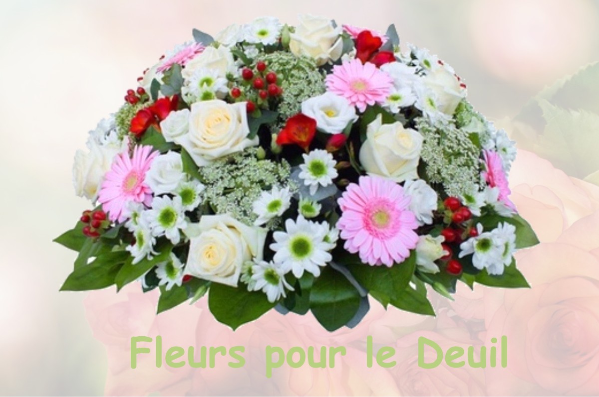 fleurs deuil SAINT-AUBIN-MONTENOY